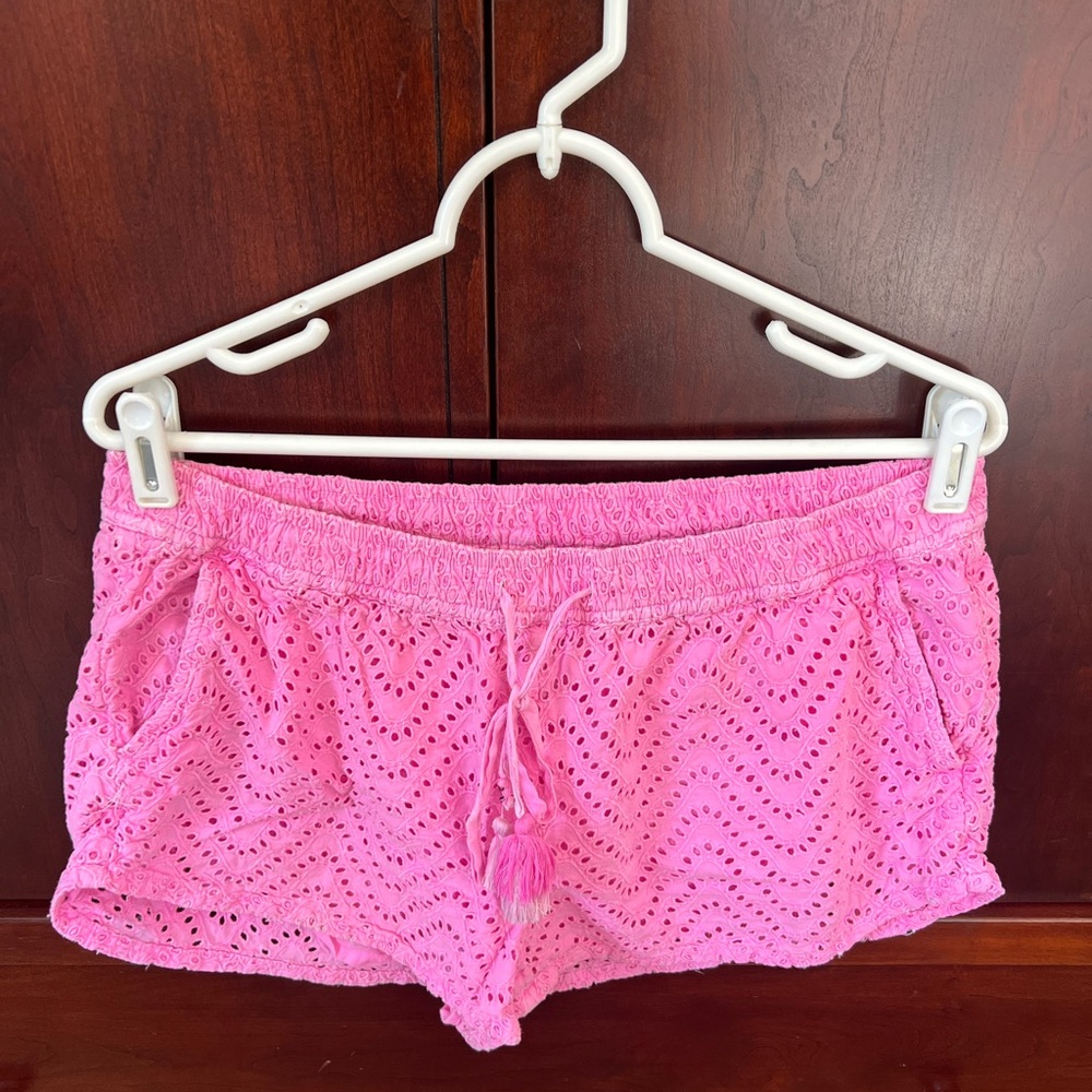 Vineyard Vines Pink Textured Fabric